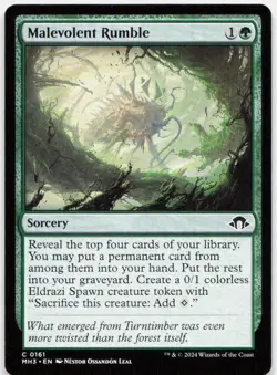 Malevolent Rumble *Regular* MH3 161 NM - Image 1