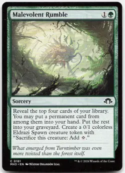 Malevolent Rumble *Regular* MH3 161 NM - Image 1