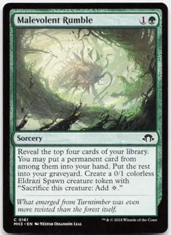 Malevolent Rumble *Regular* MH3 161 NM - Image 1