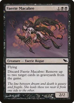 Faerie Macabre 1x MtG Shadowmoor SP/NM - Image 1