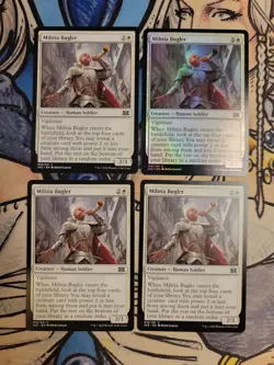 4x Militia Bugler (1 is Foil) - NM/M 2X2 MTG Magic - Image 1
