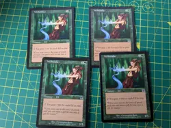 MTG - Wellwisher x1 - Onslaught - Green - Elf - Excellent - Image 3