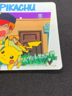 Misty & Pikachu Pokemon Anime collection Card Japanese BANDAI 1998 Rare - Image 5