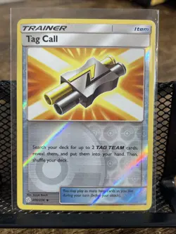 Tag Call 206/236 Reverse Holo Rare Trainer - Cosmic Eclipse 2019 Pokemon TCG - Image 1