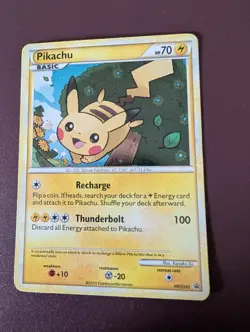 Pokemon TCG Pikachu HGSS03 Holo Card Black Star Promo - Image 1