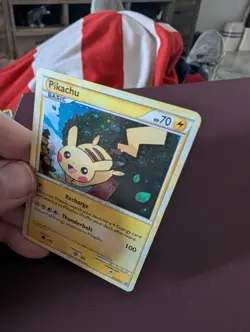 Pokemon TCG Pikachu HGSS03 Holo Card Black Star Promo - Image 2