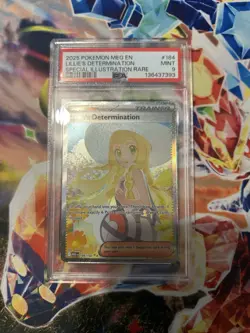 Pokemon Lillie's Determination 184/132 SIR Mega Evolutions Base Set PSA 9 - Image 1