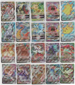 Lot Pokemon Vmax Glaceon Tapu Lele 60 Pikachu 009 007 Centiskorch TG15 Mew 114 - Image 1