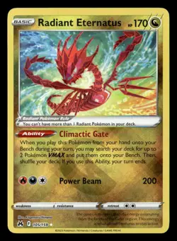 Pokemon Radiant Eternatus #105/159 tcg Near Mint or Better - Image 1