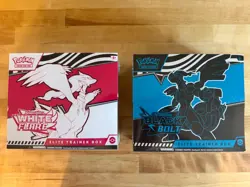 Pokemon TCG Black Bolt & White Flare Elite Trainer Box Set of 2, FACTORY SEALED - Image 1