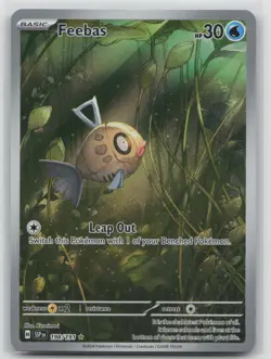 Pokemon Card Feebas Illustration Rare SV08: Surging Sparks 198/191 NM - Image 1