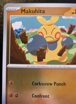 Makuhita 072/132 Reverse Holo Common Mega Evolution Pokemon TCG - Image 2