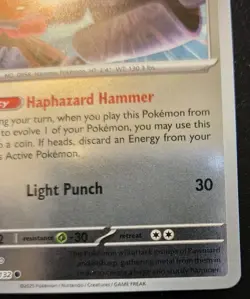 Tinkatuff 097/132 Reverse Holo Common Mega Evolution Pokemon TCG - Image 5