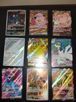Lot of 9 Pokemon Illustration Rare Cards Varying Sets All Nm to Mint Condition - Image 1