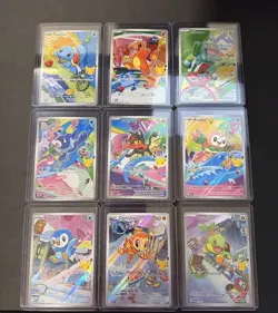 Pokemon 2026 First Partner Illustration Collection Series 1 Full Promo Set - Image 1