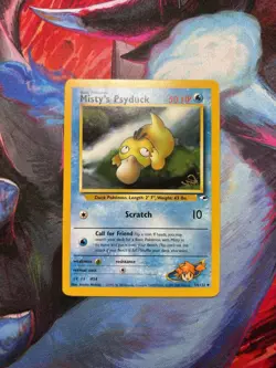 Pokemon Misty's Psyduck [W Stamped] #54 Wotc Promo - Image 1
