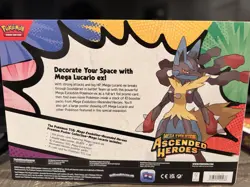 Pokemon TCG Ascended Heroes Mega Lucario Premium Poster Collection Box - Image 2