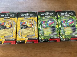 Lot Of 4 POKEMON TCG 2X IRON LEAVES 2X Tapu Koko EX BATTLE DECK FACTORY SEALED - Image 1