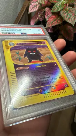 Pokemon TCG Gengar Rev Holo Expedition PSA 7 - Image 3