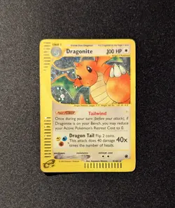 Pokemon EXPEDITION - #9/165 Dragonite - Holo - ENG - Heavily Played - Image 3