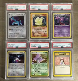 (6) PSA Graded Vintage Pokemon Card Lot 1st Edition Salamence Holo Base Set 2 - Image 1