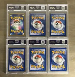 (6) PSA Graded Vintage Pokemon Card Lot 1st Edition Salamence Holo Base Set 2 - Image 2