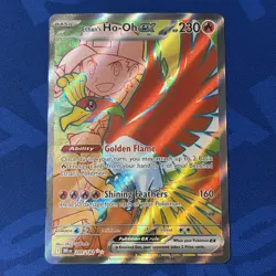 Pokemon TCG Ethan's Ho-Oh EX 209/182 S&V Destined Rivals Ultra Rare Holo Card - Image 1