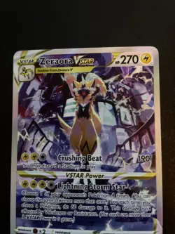 Zeraora VSTAR GG43/GG70 Crown Zenith: Galarian Gallery Holo 2023 Pokemon - Image 3