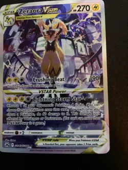 Zeraora VSTAR GG43/GG70 Crown Zenith: Galarian Gallery Holo 2023 Pokemon - Image 4