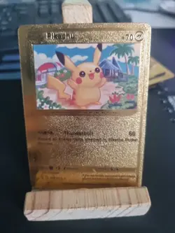 Pikachu 075/073 Pokemon Gold Card Brand New - Image 1