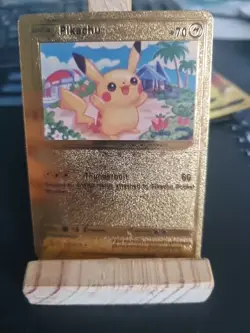 Pikachu 075/073 Pokemon Gold Card Brand New - Image 3