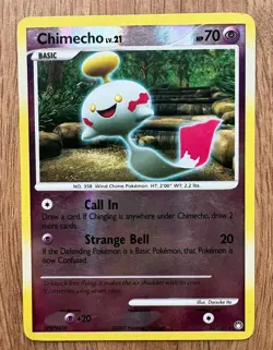 Chimecho 22/123 Mysterious Treasures 2007 Pokemon TCG Rare Reverse Holo LP Card - Image 1