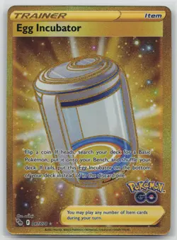 Egg Incubator (Secret) Holo Pokemon GO 087/078 NM - Image 1
