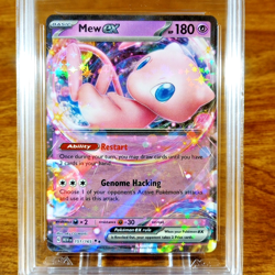 Pokemon Scarlet & Violet 151 Mew EX 151/165 AGS Mint+ 9.5 Full Holo Rare 2023 - Image 2