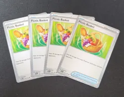 Picnic Basket 4x Trainer Playset Item 184/198 Scarlet & Violet Base Pokemon NM - Image 1