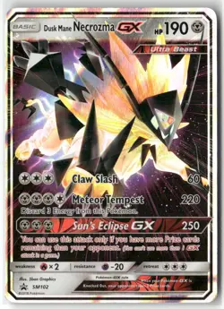 Pokemon Dusk Mane Necrozma GX - SM102 Holo SM Promos Promo - Image 1