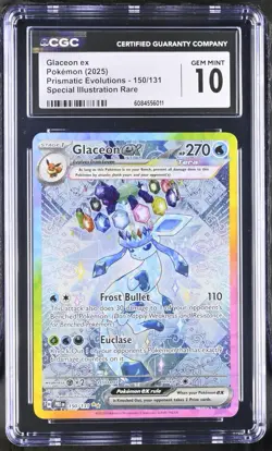 Pokemon TCG Glaceon ex 150/131 Prismatic Evolutions Special Illustration Rare - Image 1