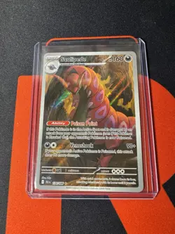 Scolipede 134/086 Pokemon TCG Black Bolt Illustration Rare Card NM/M Condition - Image 1