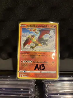 Pokemon Sword & Shield Crown Zenith Radiant Charizard 020/159 NM A13 - Image 1