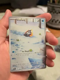 Pokemon TCG Snorunt Paradox Rift 188/182 Holo Illustration Rare NM - Image 1