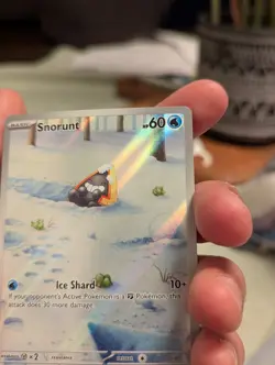 Pokemon TCG Snorunt Paradox Rift 188/182 Holo Illustration Rare NM - Image 3