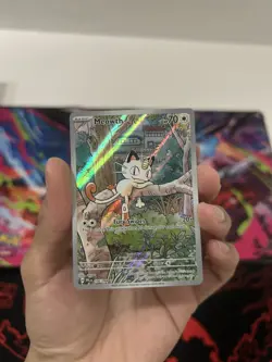 Meowth 106/094 Pokemon TCG Phantasmal Flames Illustration Rare IR NM/M - Image 1