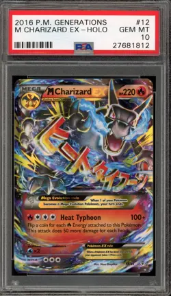 Pokemon M Charizard EX XY Generations Holo Rare #12 PSA 10 Gem Mint - Image 1