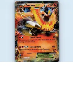Pokemon tcg XY - BREAKpoint Emboar EX Lightly played - Image 1