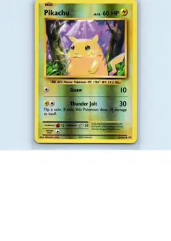 Pokemon tcg XY - Evolutions Pikachu Moderately played - Image 1