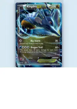 Pokemon tcg XY - Fates Collide Kingdra EX Lightly played - Image 1