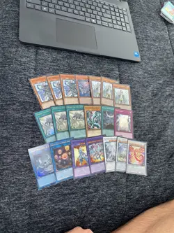 YuGiOh BLUE-EYES Deck Core Wishes, Sage, Maiden, Spirit 17 Cards - Image 1