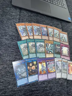 YuGiOh BLUE-EYES Deck Core Wishes, Sage, Maiden, Spirit 17 Cards - Image 2