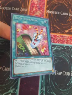 Yugioh Toon Bookmark BLCR-EN067 Secret Rare 1st Edition Near Mint - Image 2
