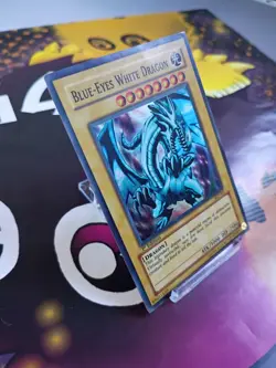 Yu-Gi-Oh! Blue-Eyes White Dragon SKE 1st Edition Super Rare MP - Image 3